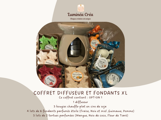 Coffret 1 diffuseur 6 ensemble fondants étoiles