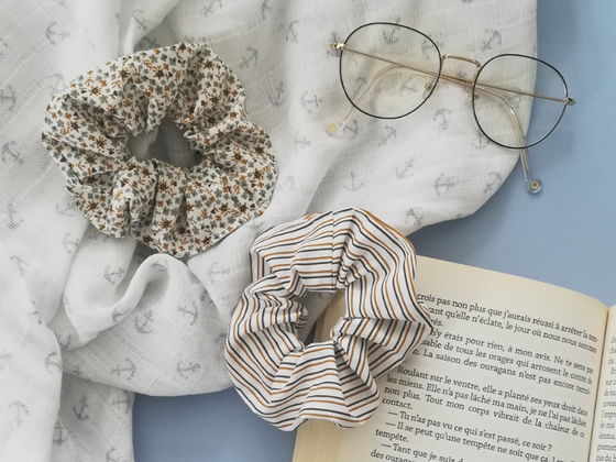 Coffret 5 lingettes démaquillantes + son panier, son chouchou et sa fleur de douche