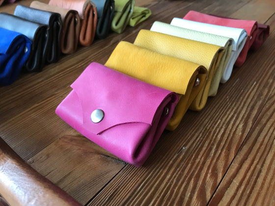 Porte-monnaie en cuir 3 compartiments