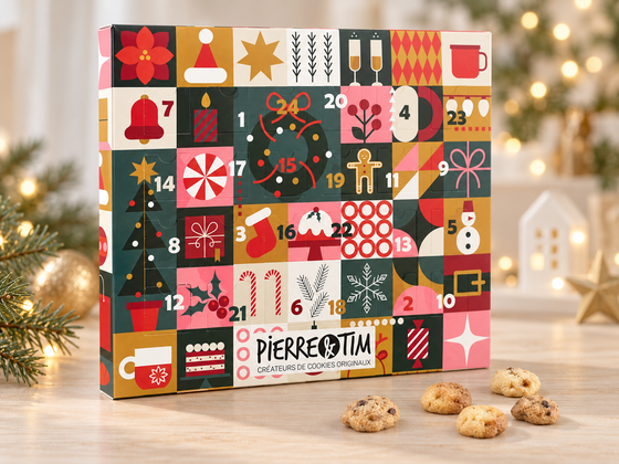 Calendrier de l'Avent Cookies Artisanaux 2026
