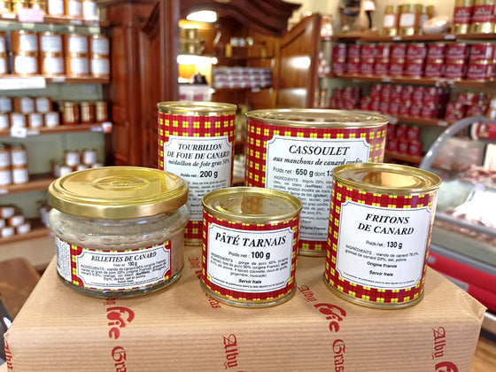 Coffret Échappée Gourmande : Cassoulet, spécialité au foie gras et 3 entrées