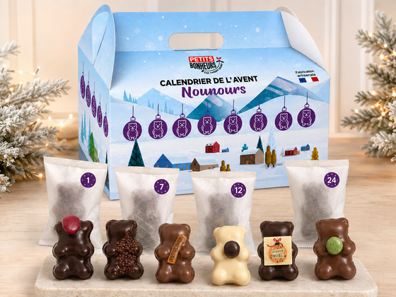 Calendrier de l'Avent 100% Nounours en Chocolat 2026
