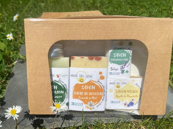 Coffret Baume, Savons et Shampoing Kraft