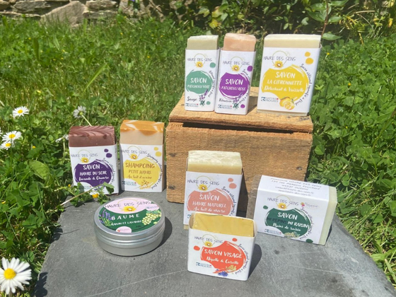 Coffret 1 baume, savons et shampoing