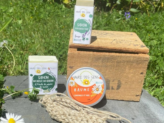 Coffret Baume, Savon Déo et Porte Savon