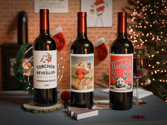 Coffret vin de Noël en Bordeaux