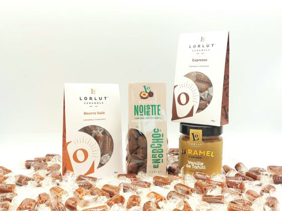 Coffret Découverte - Caramels – Caramel à Tartiner - Enrobés Noisette