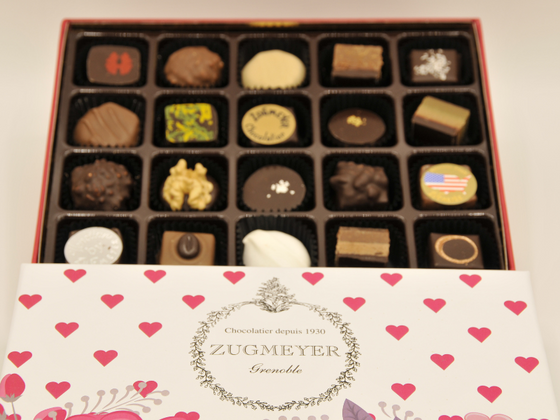 Coffret Coeur : 20 pièces de chocolats