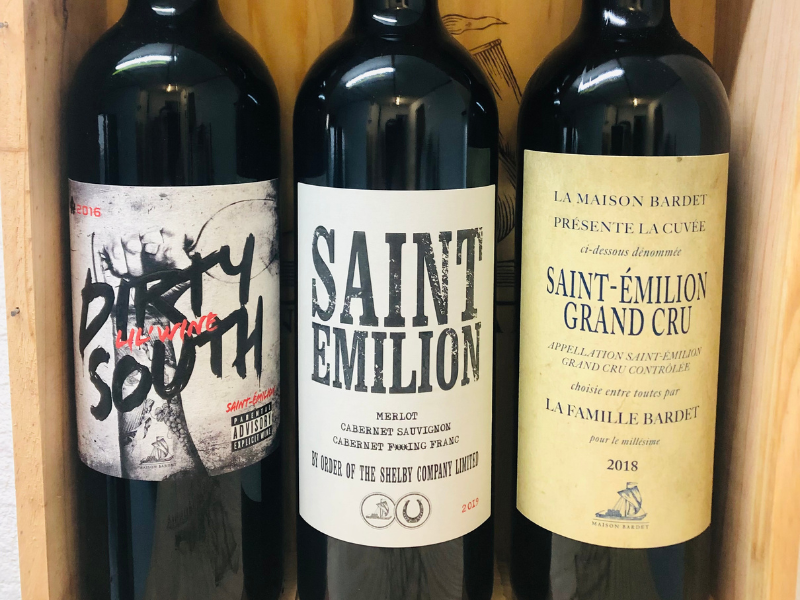 Coffret 3 bouteilles AOC Saint Emilion Grand Cru 75cl