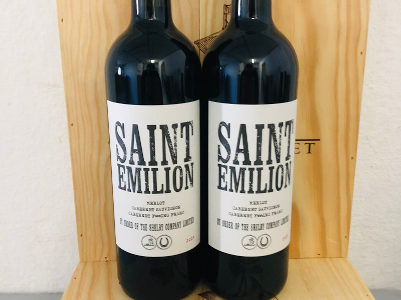 Coffret 2 bouteilles Peaky Blinders™ Saint-Emilion 75CL