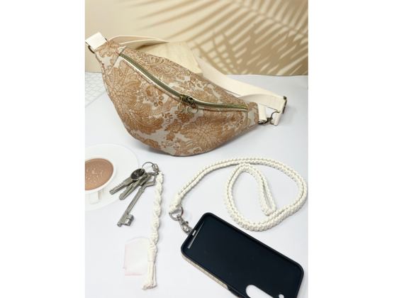 Coffret Tendance – Sac Banane & Accessoires en Macramé