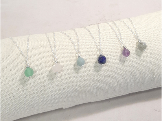 Collier Talisman Pierres Naturelles et Argent 925