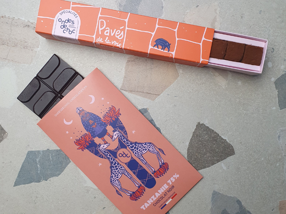 Coffret Pave de la Voie Romaine et Tablette Tanzanie