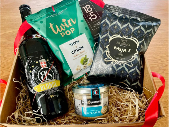 Coffret apéritif bière et mets