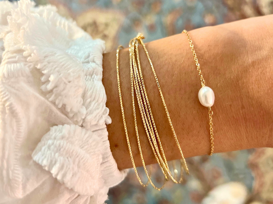 BRACELET L'ETERNEL - Perle d'eau douce