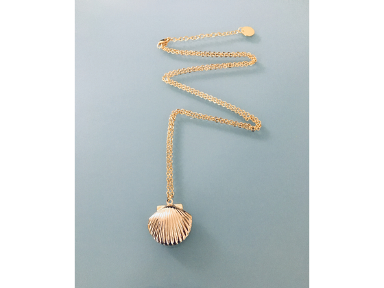 Collier sautoir photo coquillage