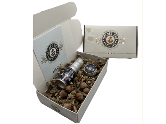 Coffret soins pour barbe et corps à l’huile de noisettes