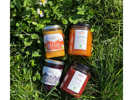 La gamme healthy : 4 confitures