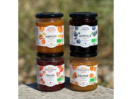 Les incontournables : 4 confitures 320g