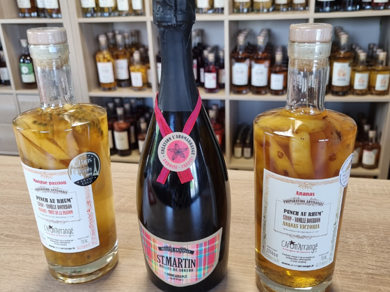 Coffret 2 Punchs 1 Pétillant au rhum arrangé