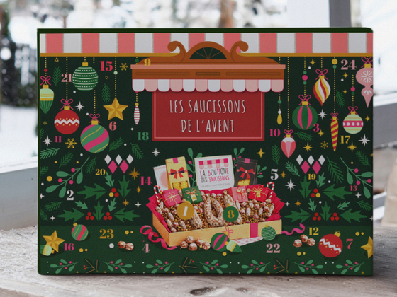 Calendrier de l'Avent 100% Saucisson 2026