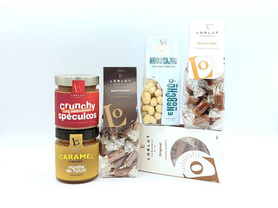 Caramels pour la Famille : Caramel et Pâte à Tartiner, Caramels Fondants & Noix de Cajou au chocolat blanc