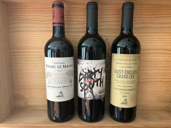 Coffret Trio Terroir 2016 Saint-Emilion Grand Cru 75cl