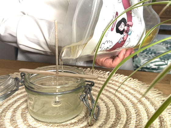 Kit de recharge bougie parfumée