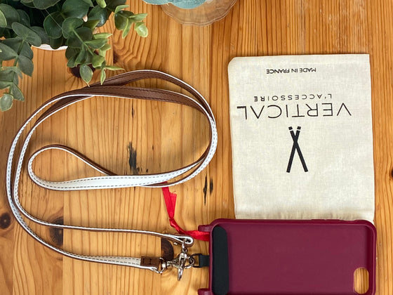 Lanières cuir pour smartphone