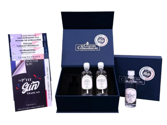 Coffret dégustation Gins Français – 3 x 40ml – P’tit Gin Français