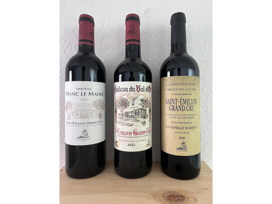 Coffret Terroir Trio de Saint-Émilion Grand Cru