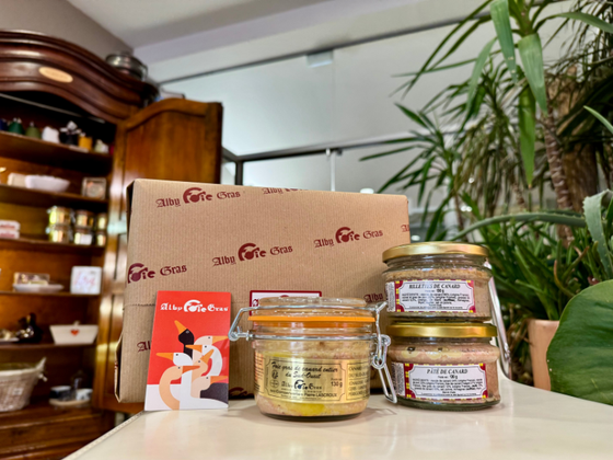 Coffret Visite Albigeoise : Foie Gras, Rillettes et Fritons de canard