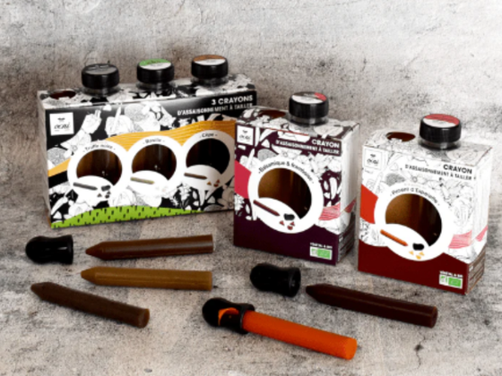 Assaisonnements à tailler 2 coffrets 1 crayon et 1 coffret 3 crayons