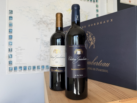 1 Bouteille de Château Guimberteau 2021 + 1 bouteille de Château Guimberteau « Les Mémoires » 2020
