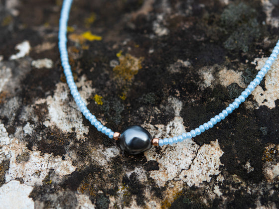 Parure LYANA avec un collier et un bracelet assorti