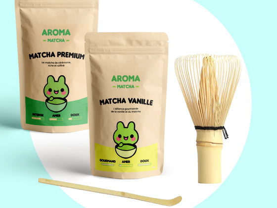 Coffret Matcha Rituel + Cuillère doseuse et fouet traditionnel offerts