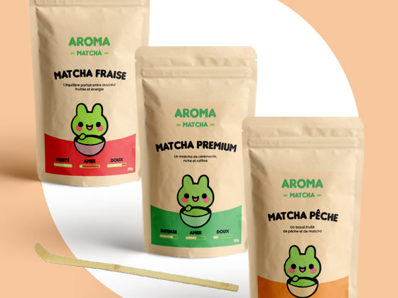Coffret Découverte Matcha Fruité + Cuillère doseuse offerte