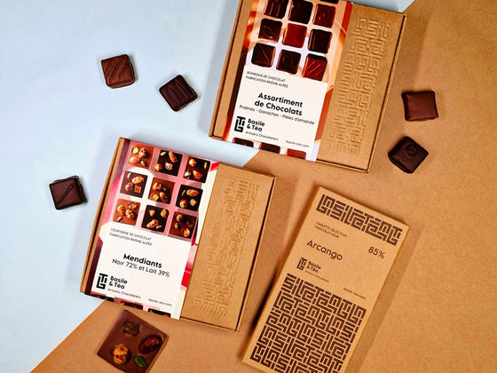 Coffret Mendiants, Assortiment & Tablette