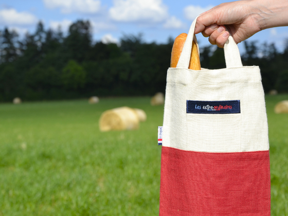 1 sac à baguettes à anses