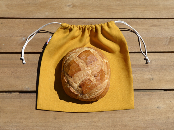 1 sac à pain en lin