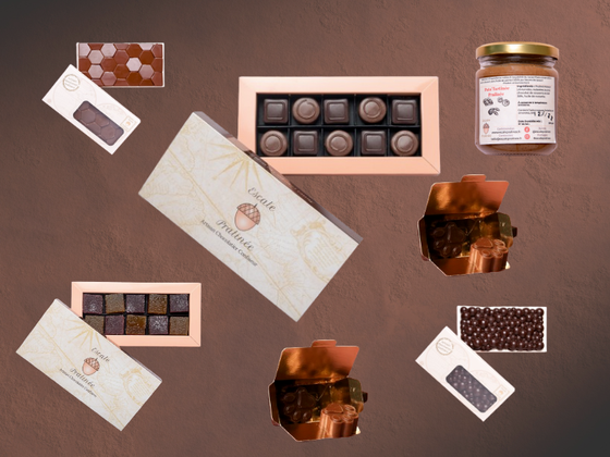 Coffret Gourmand chocolats, pralinés et pâtes de fruits