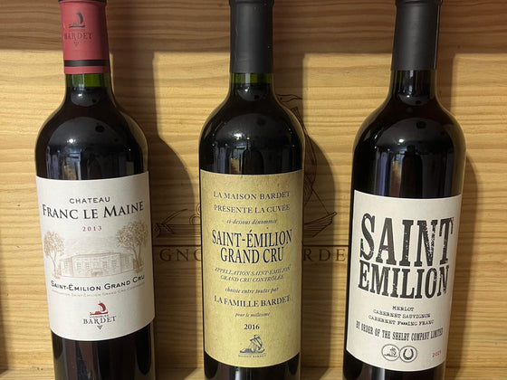 Coffret Trio Terroir 2016 Saint-Emilion Grand Cru 75cl