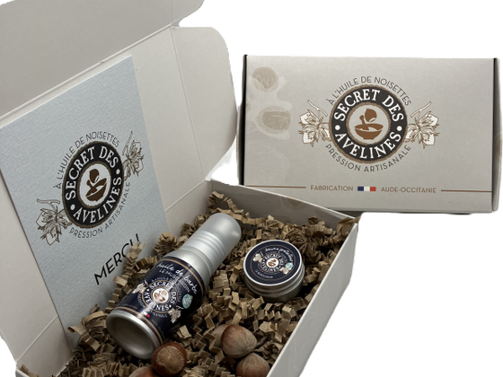 Coffret soins pour barbe et corps à l’huile de noisettes