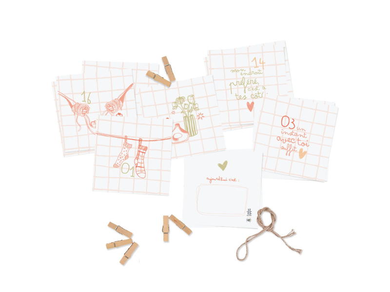 Calendrier de l'Avent Atelier Gigogne