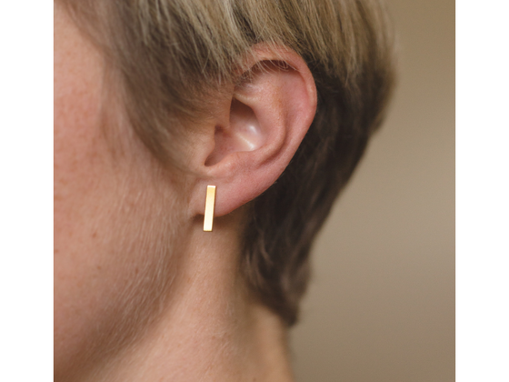 Boucles d'oreille Barre Minimalistes