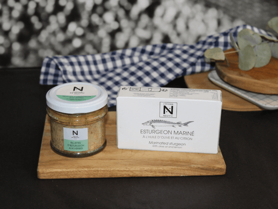 Apéro autour de l'esturgeon
