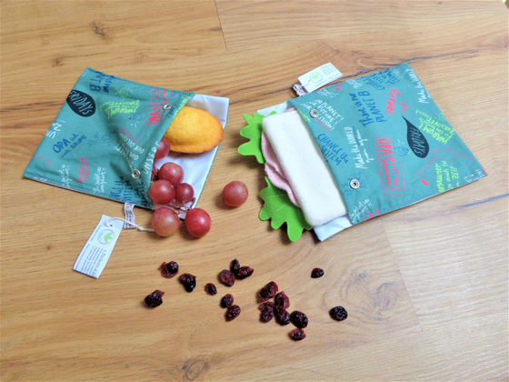 Pochettes à sandwichs et gouters BIO