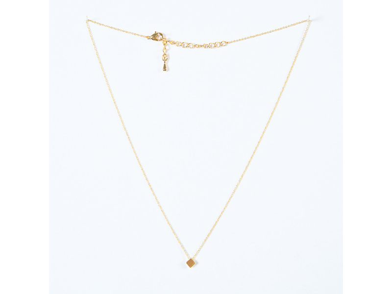 Collier Cube Or