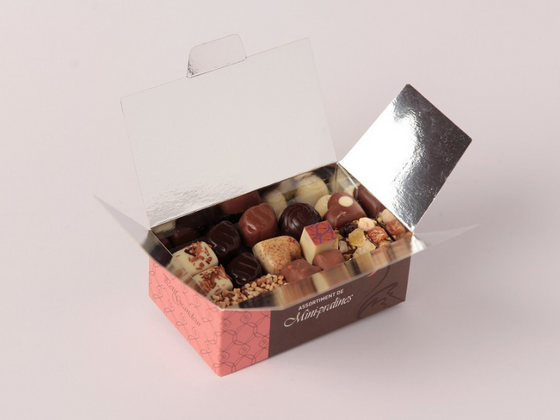 Coffret Découverte - 60 mini-chocolats noir/lait/blanc