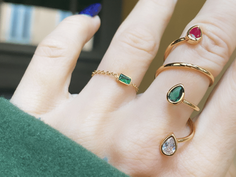 Coffret Parure 1 bague Fiori et 1 collier sautoir Lys